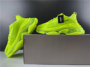 Blncig Triple S Clear Sole Fluo Yellow - 3