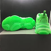 Blncig Triple S Neon Green Clear Sole - 4