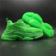 Blncig Triple S Neon Green Clear Sole - 5