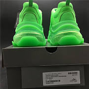 Blncig Triple S Neon Green Clear Sole - 6