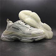 Blncig Triple S White Clear Sole 544351 W09E 19000 - 2