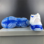 Blncig Triple S Clear Sole White Blue - 2