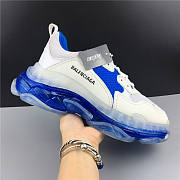 Blncig Triple S Clear Sole White Blue - 1