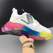 Blncig Triple S Clear Sole Rainbow - 1