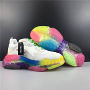 Blncig Triple S Clear Sole Rainbow - 5