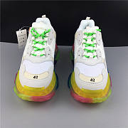 Blncig Triple S Clear Sole Rainbow - 3