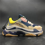 Blncig Triple S Wolf Grey/Brown/Yellow - 1