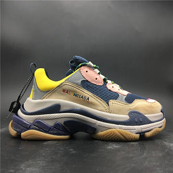 Blncig Triple S Wolf Grey/Brown/Yellow