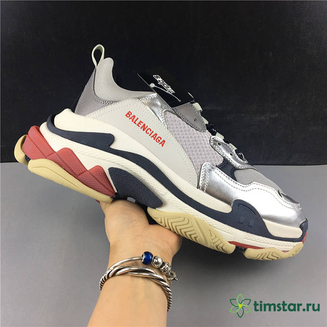 Blncig Triple S Silver/Red/Black - 1