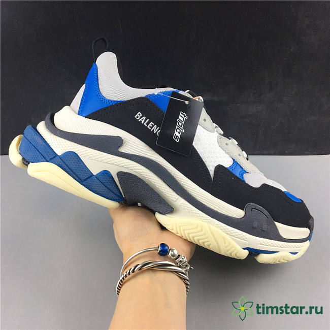 Blncig Triple S Black Blue - 1