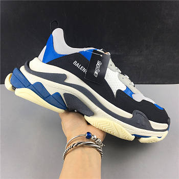 Blncig Triple S Black Blue