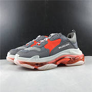 Blncig Triple S Grey Red - 2