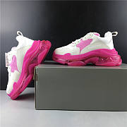 Blncig Triple S White/Pink - 2