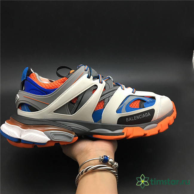 Blncig Track Trainers Orange Blue - 1