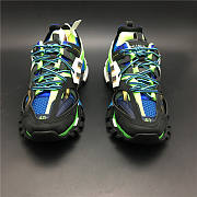 Blncig Track Trainers Green White Blue - 2