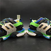 Blncig Track Trainers Green White Blue - 4