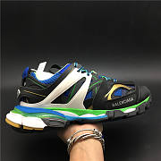 Blncig Track Trainers Green White Blue - 1