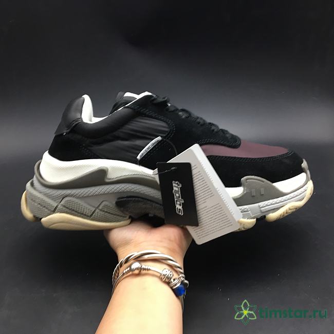 Blncig Triple S 2.0 Black And Brown Vintage 506346-W09S1-1214 - 1