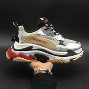 Blncig Triple S Silver Red 490672 W09O3-1081 - 1