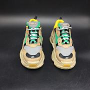 Blncig Triple S Beige Green Yellow 483513-W06E3-7070 - 5