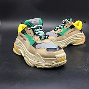 Blncig Triple S Beige Green Yellow 483513-W06E3-7070 - 4