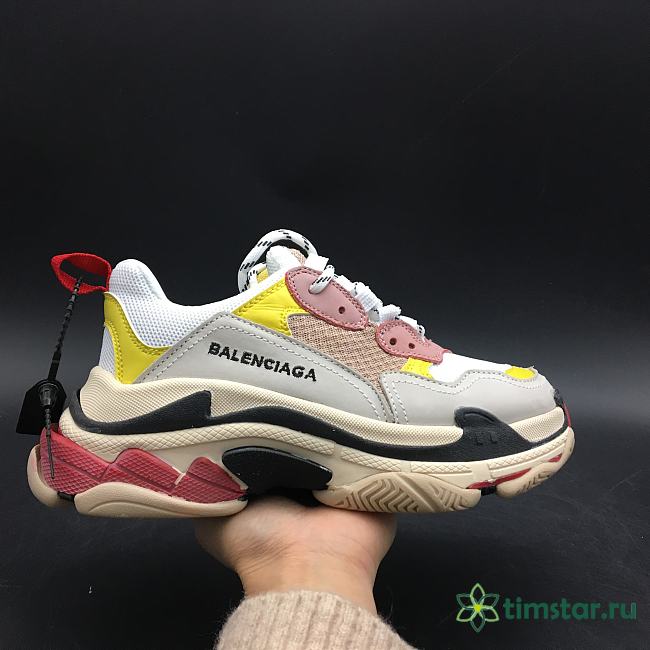 Blncig Triple S Cream Yellow Red 524038W09O59035 - 1