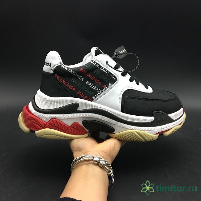 Blncig Black & White 17FW Triple S 483560-W06E1-1011 - 1