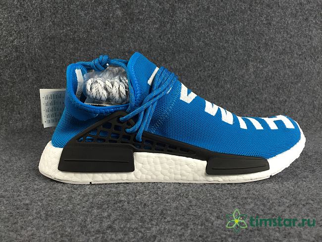 Adidas NMD HU Pharrell Human Being Sharp Blue BB0618 - 1