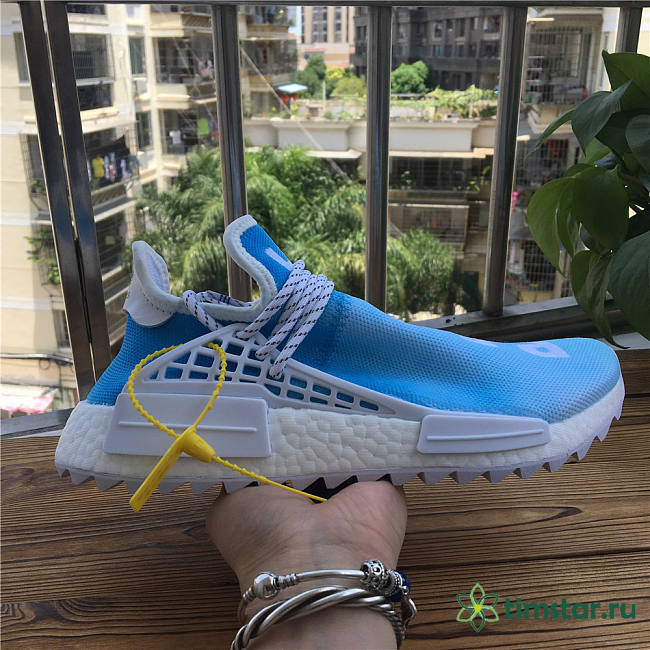 Adidas Pharrell NMD HU China Pack Peace (Blue) F99763  - 1