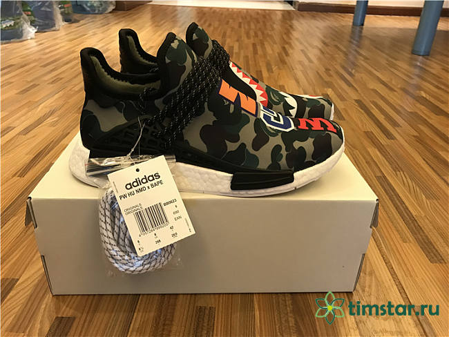 BAPE x Adidas Hu NMD Boost Mens Camouflage BB0623 - 1