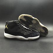 Air Jordan 11 black gold velvet - 2