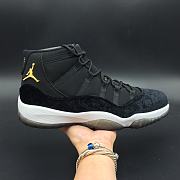 Air Jordan 11 black gold velvet - 1