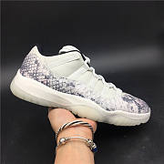 Air Jordan 11 Low White Snake Light Bone - 1