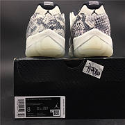 Air Jordan 11 Low White Snake Light Bone - 4