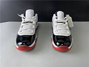 Air Jordan 11 Low bBack and White Red - 3