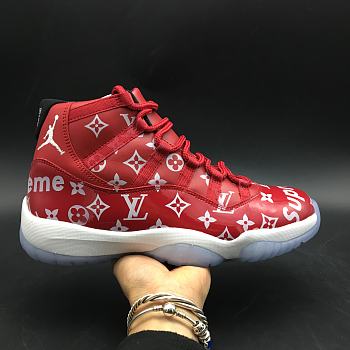 Air Jordan 11 x LsVttn Red