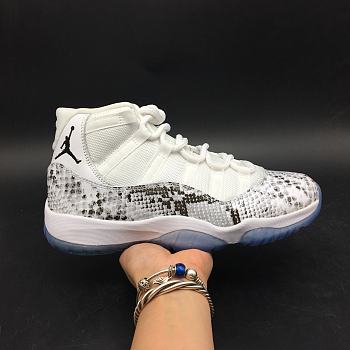 Air Jordan 11 High Retro White Snakeskin