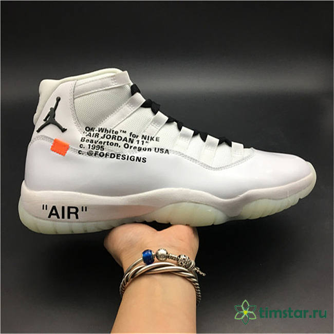 Air Jordan 11 Off_White All White - 1