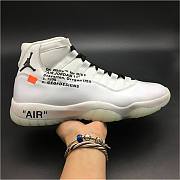 Air Jordan 11 Off_White All White - 1