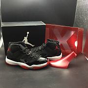 Air Jordan11 Black and Red 378037-010 - 4