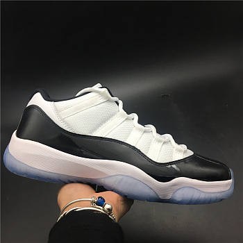 Air Jordan 11 white black low 528895-153