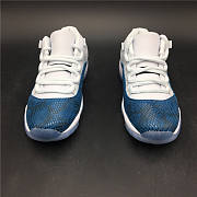 Air Jordan 11 Low Navy Blue Snakeskin white and blue CD6846-102 - 6