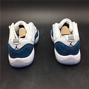 Air Jordan 11 Low Navy Blue Snakeskin white and blue CD6846-102 - 3