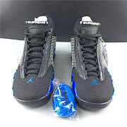 Air Jordan 14 Retro X Supreme 'Black Varsity Royal' BV7630-004 - 5