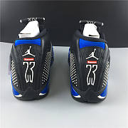 Air Jordan 14 Retro X Supreme 'Black Varsity Royal' BV7630-004 - 4