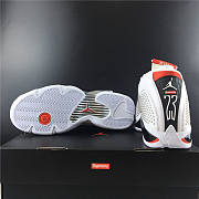 Air Jordan 14 Retro Supreme White BV7630-106 - 4