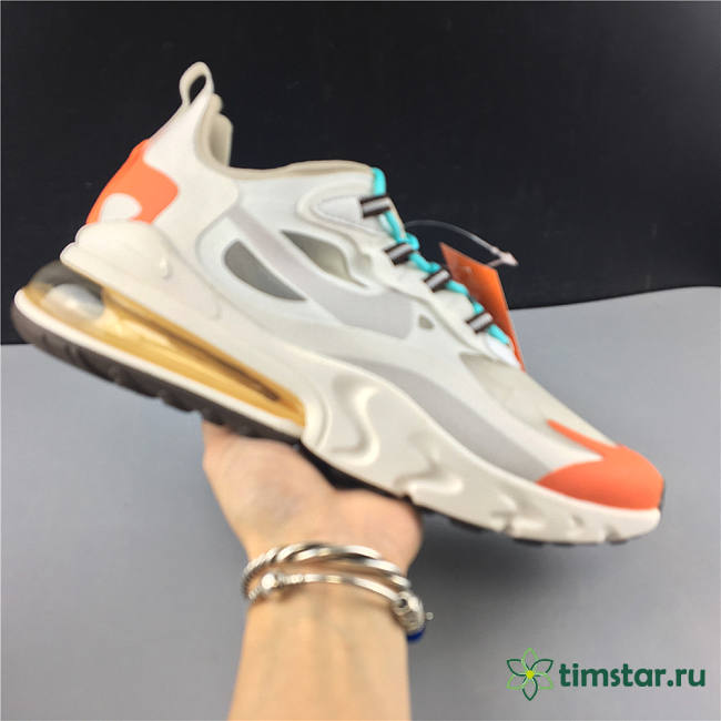 Nike Air Max 270 React Light Beige Chalk - 1