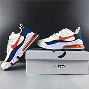 Nike Air Max 270 React White BLue Red - 5