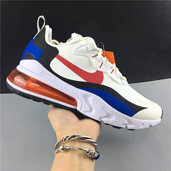 Nike Air Max 270 React White BLue Red