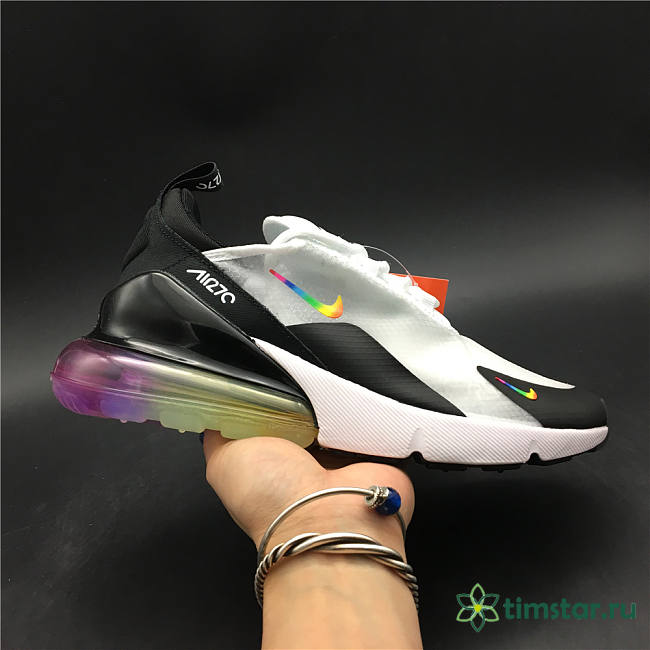 Nike Air Max 270 White Black Colorful AQ8050-101 - 1